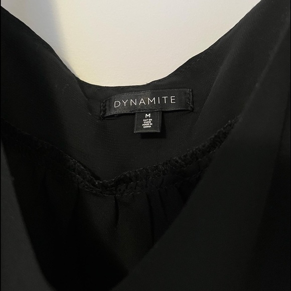 Dynamite black blouse - Picture 2 of 2